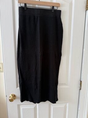 Black Women's Midi Skirt